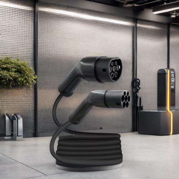22 kW Type 2 Electric Vehicle Connector 32A 5-Meter Charging Cable for Replace/Repair