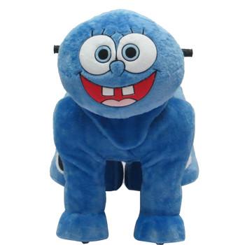 Manufacturers wholesale plush electric toy car / stuffed animal toy car / playground rides