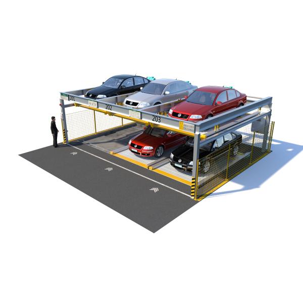 2700kg Automated Car Parking System With 50 Hz / 60 Hz Power Supply