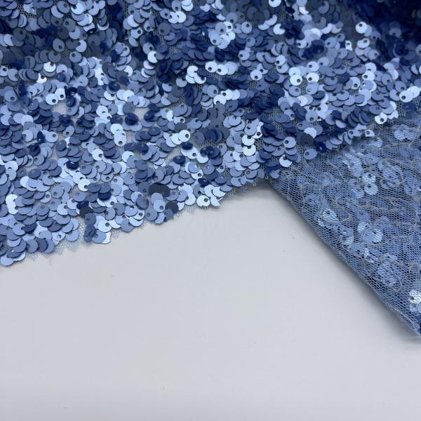 Les éclaboussures de séquins éblouissantes Tissu brodé Glitter M13-045