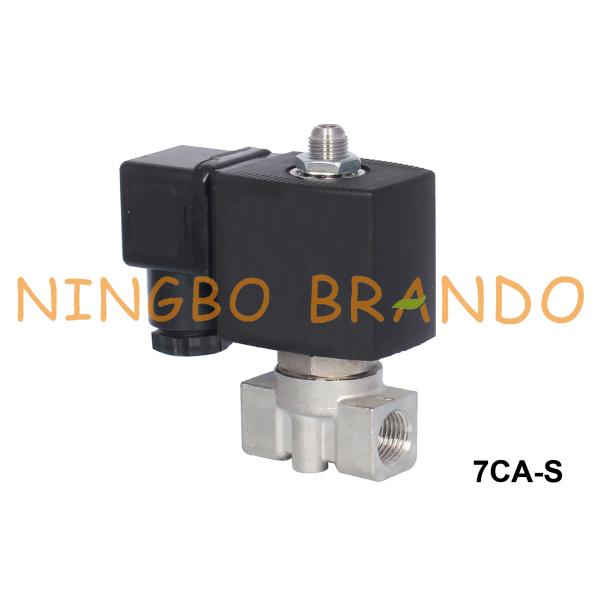 Клапан соленоида 1/8" 1/4" нержавеющей стали воздуха воды 3 путей 12V 24V 110V