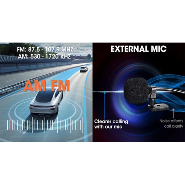 Экран касания BT 5,0 автомобильного радиоприемника MP3 Din андроида реальнего маштаба времени автоматические одиночные физический