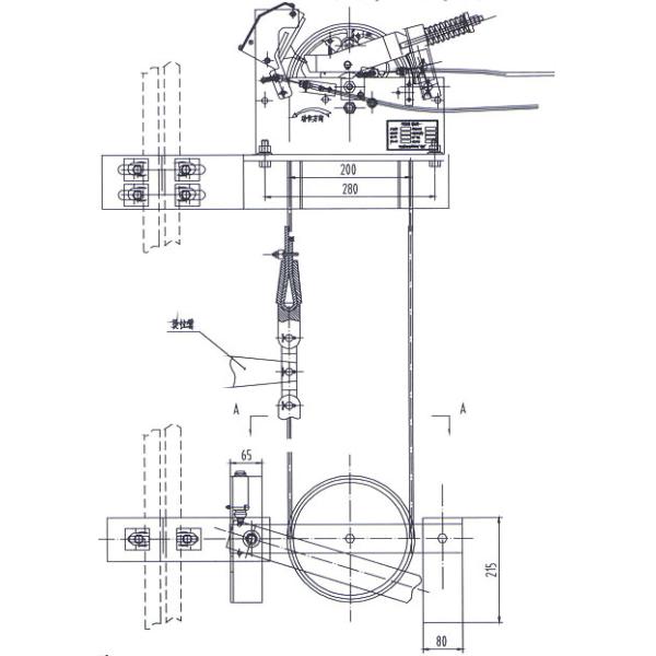 0.75m/S - части безопасности губернатора скорости лифта веревочки провода 2.5m/S