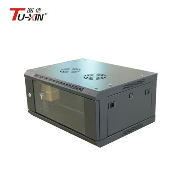 Universal Wall Mount Computer Rack , High Standard Dustproof 12u Data Cabinet