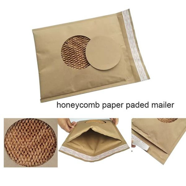 6 color printing Paper Cushioning Mailer meets USPS and shipping carrier standards protective packaging ensuring safe delivery of products