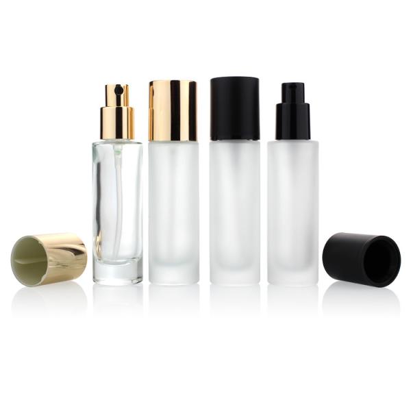 Cosméticos luxuosos que empacotam a garrafa de vidro líquida da fundação 30ml que empacota com bomba
