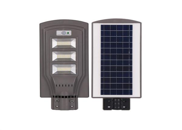ABS Body Sensor Radar Grey LED Solar Integrated Lamp For Road Lighting