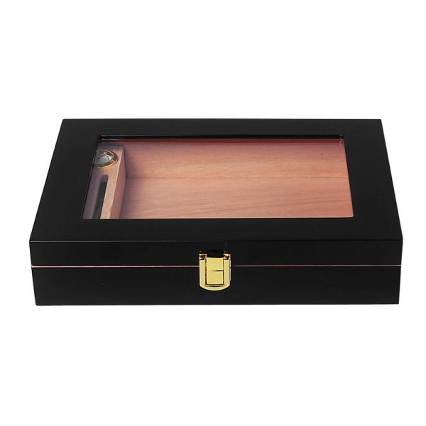 Wooden Luxury Cigar Box Handcrafted With Piano Lacquer Finish