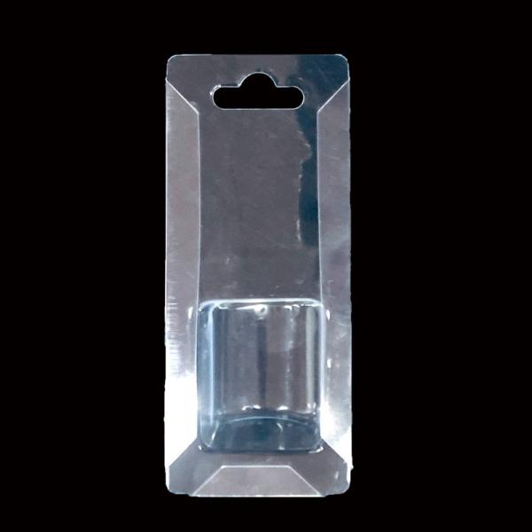 High Transparency PET Slide Blister Packaging With Printed Card For Small Commodities