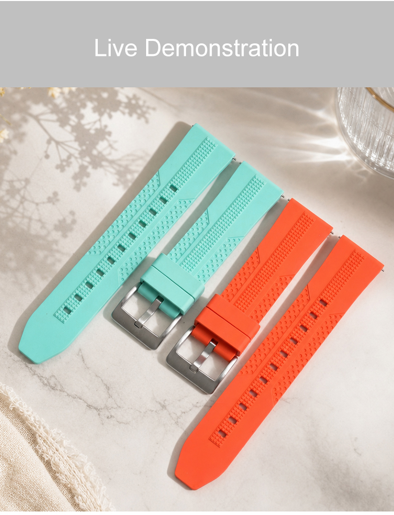 Wholesale VortexGrid FKM Watch Strap 22mm Quick Release-SHX