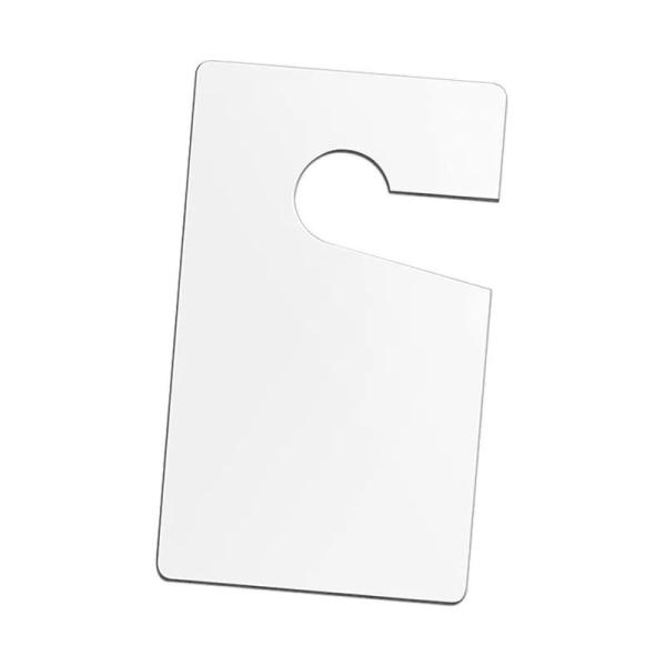 Étiquette en plastique PVC/PP Logo imprimé Rectangle imperméable à l'eau Étiquette suspendue pour la concentration industrielle