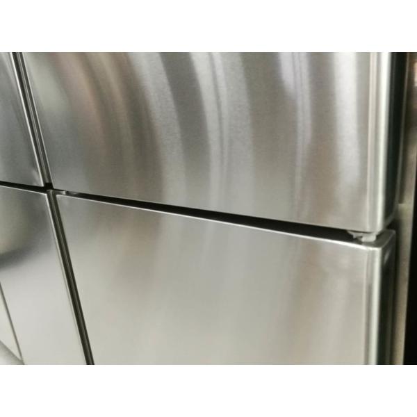 Stainless Steel 4 Door Commercial Refrigerator Freezer With 1.0m³ Capacity