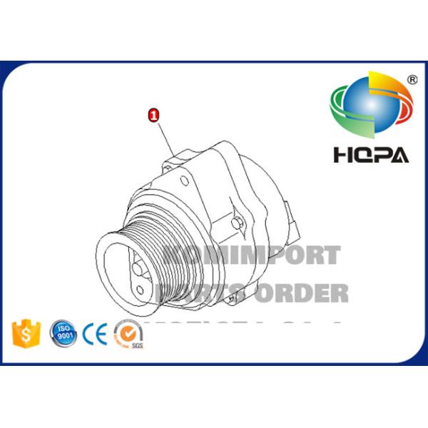 Альтернатор 600-861-6420 600-861-6410 двигателя экскаватора ПК200-7 6Д102Э 4Д102Э 4Д107Э 6Д107Э