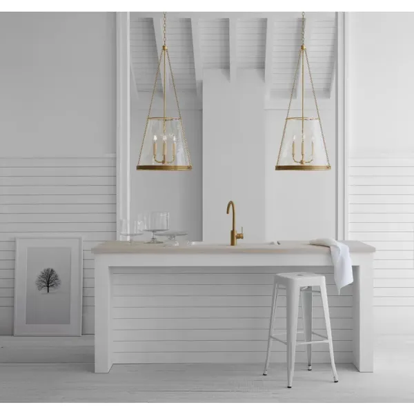 Modern Decorative LED Pendant Light with Customizable Size for Kitchen Island and Living Room