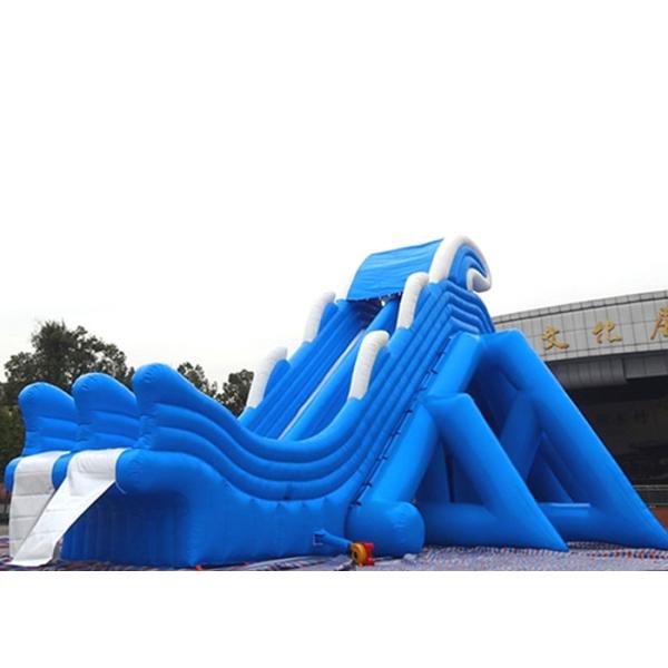 Creative Large Inflatable Dry and Wet Slides With Quadruple Stitching