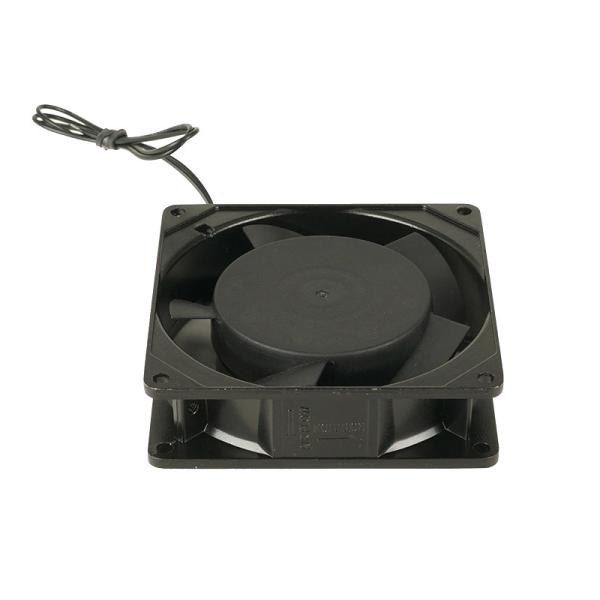 High CFM 92x92x25mm AC Axial Cooling Fan , Ball Bearing Cooling Fan Black
