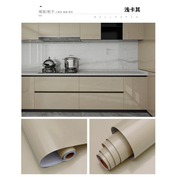 Easy DIY Installation Oil Proof Wallpaper Sticker for Entertainment Furniture Decoration