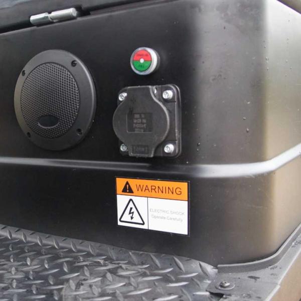 4 plazas Rojo Nuevo Carro de Golf Eléctrico 72v Off Road Alta Velocidad Con Cinturones de Seguridad Batería de Litio