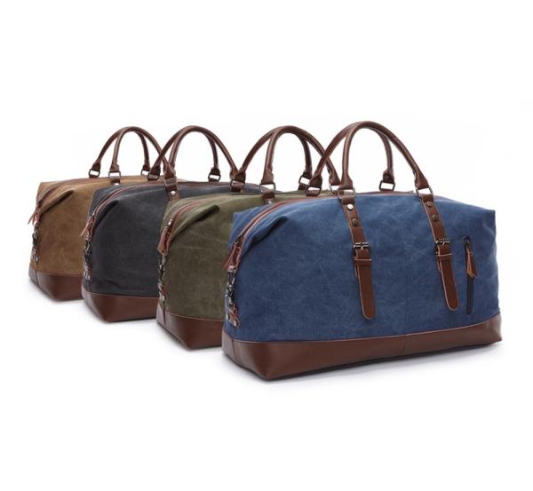 Sacos de Duffel de Carry On Trolley Canvas Travel da mala de viagem do vintage