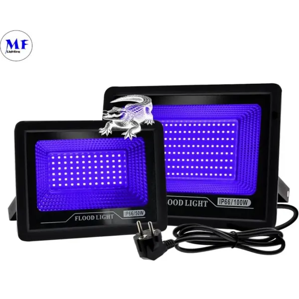 Factory Price Patented Rapid Curing IP66 Durable 2835 Chip 395nm UVA 150W Adjustable Ultra-Thin Noiseless UV Party Light for Bulbs Repair Resin