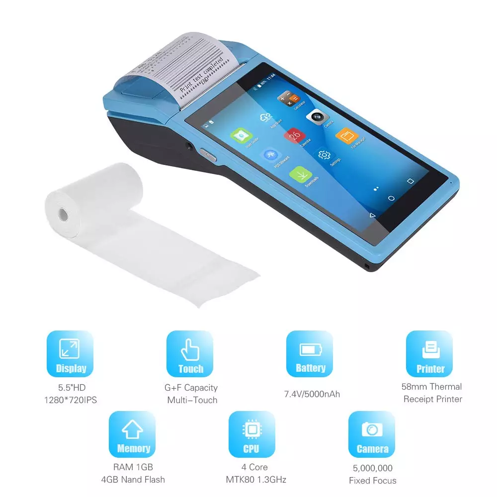 Склад NFC включил терминал POS андроида машины WIFI POS Handheld