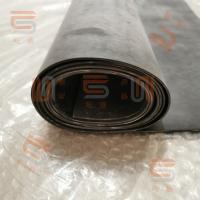 1.2m m fino una hoja de FKM de la tela de la fibra de poliéster de la capa reforzaron cubrir de goma