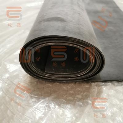 Thin 1.2mm One Layer Polyester Fiber Fabric FKM Sheet Reinforced Rubber Sheeting