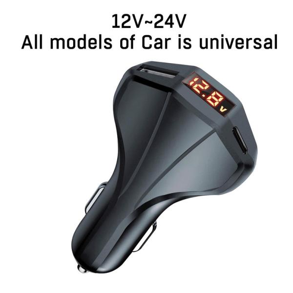 QC3.0 DC12V DC24V USB Car Charger For iPhone Samsung iPad Tablets