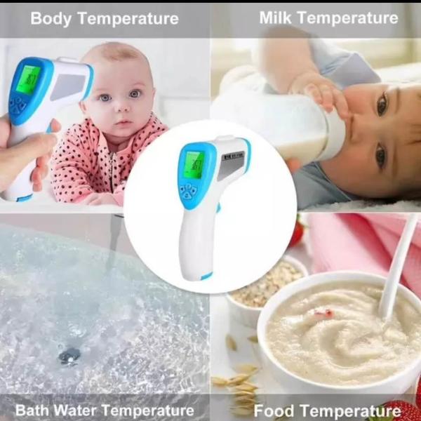 Portable Forehead Fever Thermometer , Medical Grade Forehead Thermometer