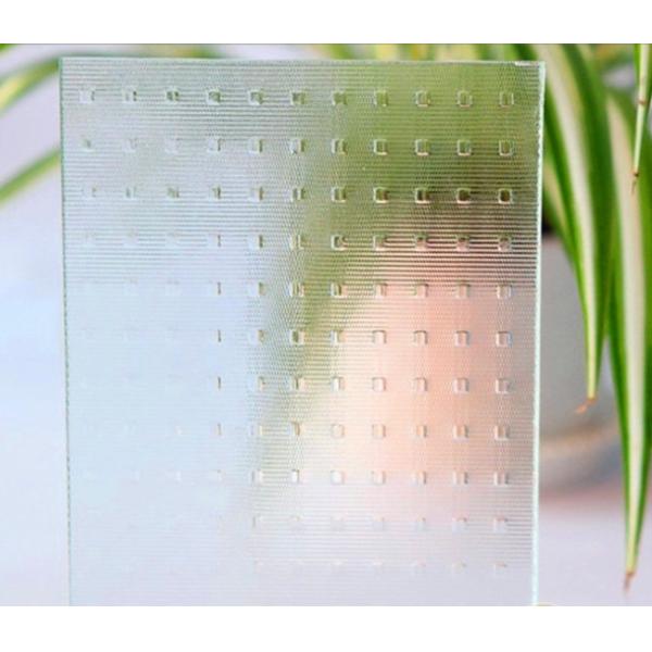 Buena estabilidad química Vidrio plano con patrones utilizado para decoración interior y partición