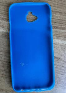 Capa de telefone celular de silicone de cor azul, Capa de iPhone personalizada
