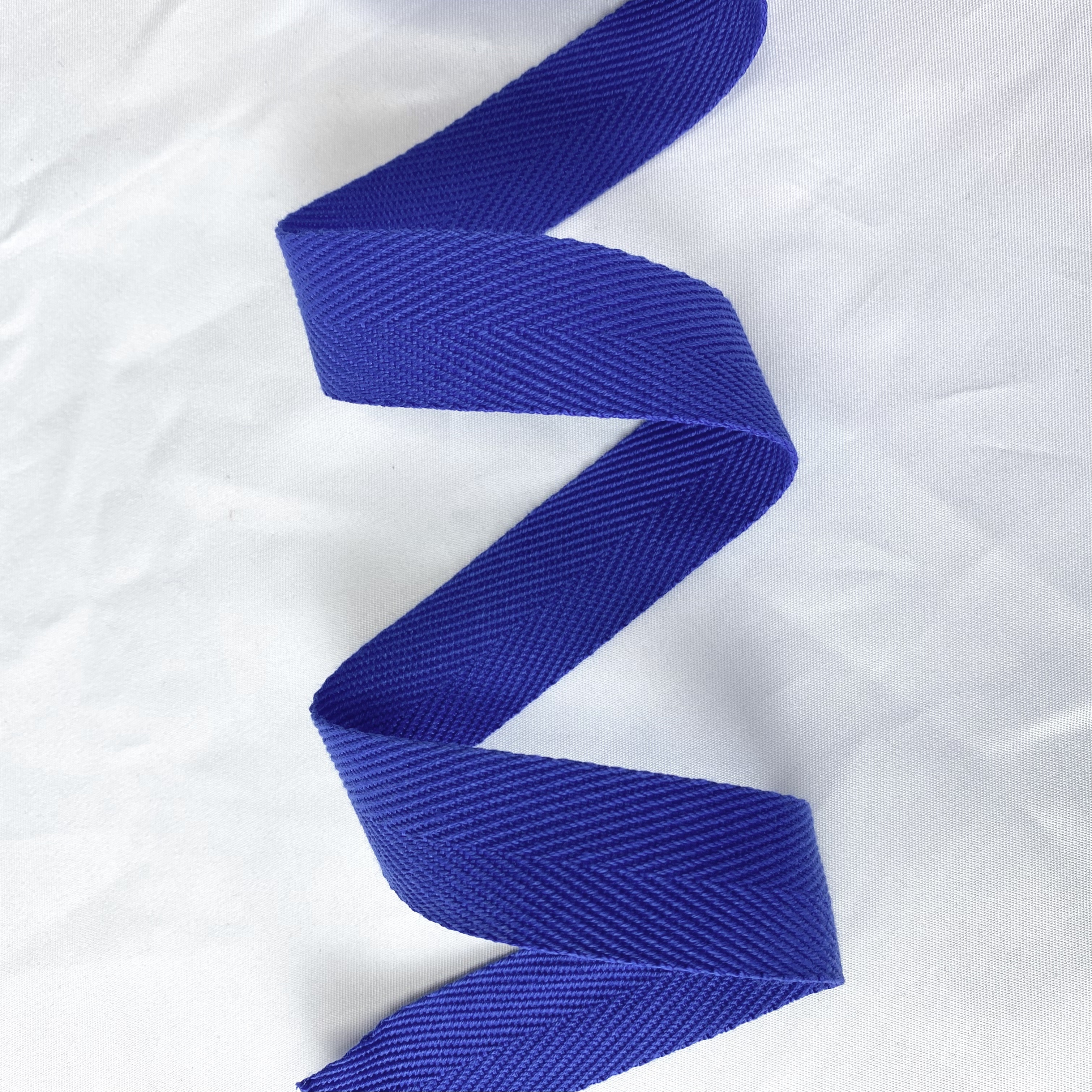Herringbone polyester-cotton webbing Various colors Backpack strap Belt Handbag strap