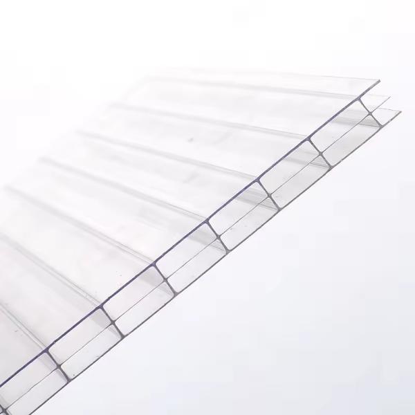 Polycarbonate alvéolaire 7 mm revêtu d'un revêtement UV en polycarbonate PC
