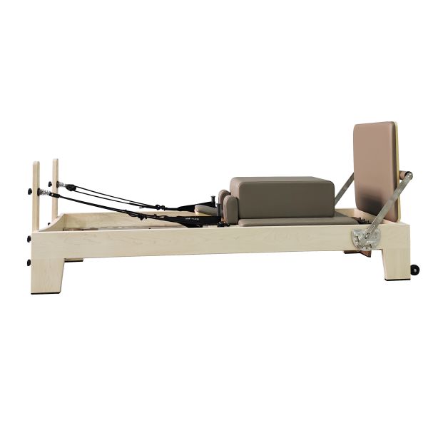 Maple Wood Frame Pilates Reformer U+PL001 with Classic Full Track Design