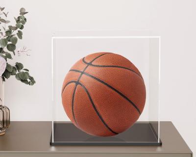Golf Ball  Acrylic Display Box For Football Boy Figurine Toy Model  Helmet Collection Basketball