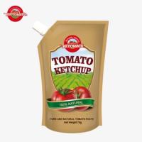 Preço de fábrica 70g Saquete Ketchup Conveniente Puros Sabores Naturais Padrões Internacionais