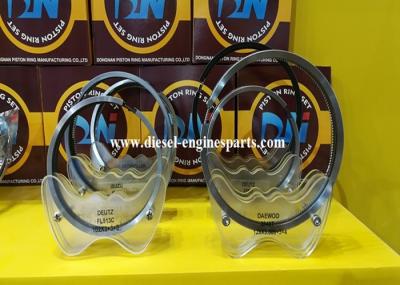 Alloy Steel Diesel Engine Piston Ring Phosphide Surface Black With Gray