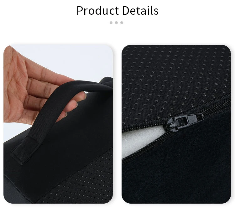 Supply Cooling Gel Lumbar Pillows Density Memory Foam Butt Pillow with Anti-Static