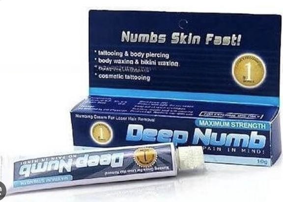 Blue Deep Numb Tattoo Numbing Cream for Piercing Miroblading Semi-Permanent