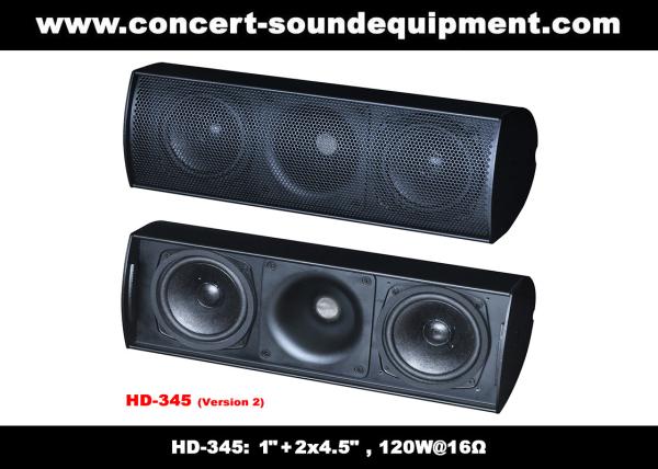 91dB Conference Audio Systems 16ohm 100W 2x4.5 Aluminium Speaker With Wall Bracket