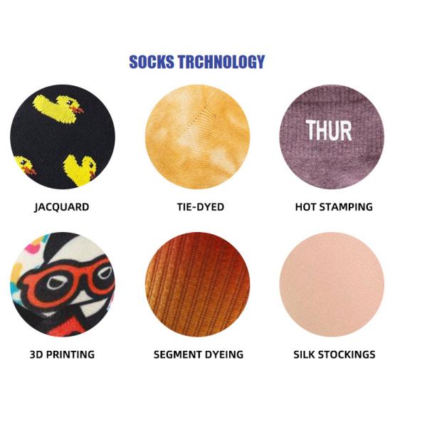 Носки лодыжки творческой Breathable моды красочные длинные Striped