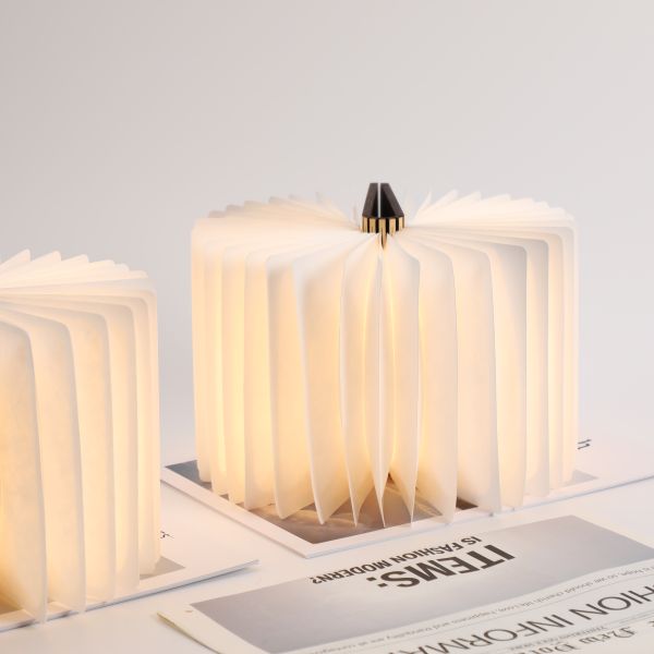 Geometric Paper Origami Table Lamp Touch Control Lighting For Hotel Home