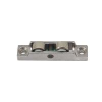 Porte coulissante à rouleaux doubles réglables, rouleaux de fenêtre coulissantes avec boîtier métallique
