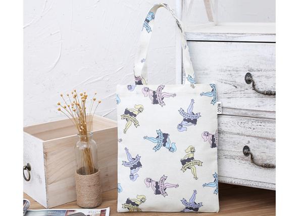 Standard Size Personalised Shopping Bags Canvas , Cotton Canvas Bag Large Capacity