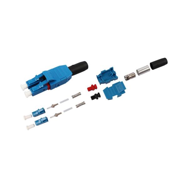 Fiber Cable LC Connector , Duplex SM LC Connector With A Uniboot Design