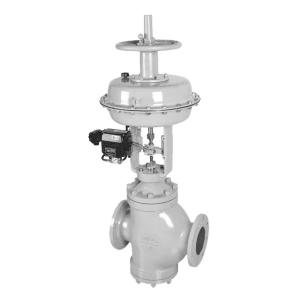 Pneumatic Double Seated Control Valve 3 Way For Liquid Gas Steam
