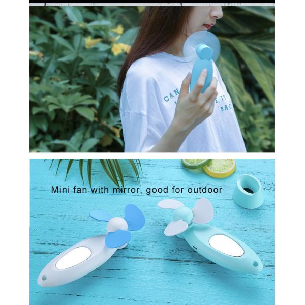 Strong Wind Personal Handheld Fan Battery Operated Small Lightweight Mini Pocket Size