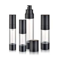 Skincare Packaging As Airless Vacuum Plastic Cosmetic Container Lotion Screw Cap Pump Bottle