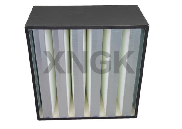99.99% HV Hepa H14 Filter Fiberglass Media , Air Filtration System House Hepa Filter