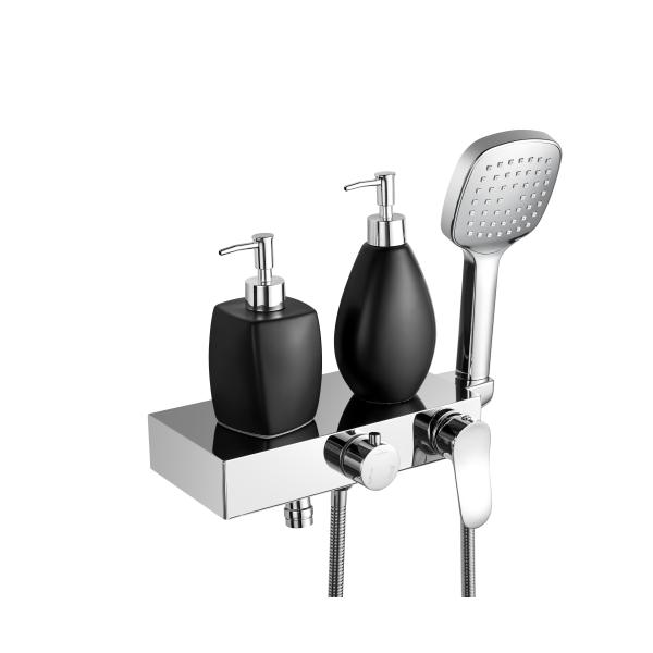 Стена ливня нержавеющей стали 8% почищенная щеткой никелем установленная установила